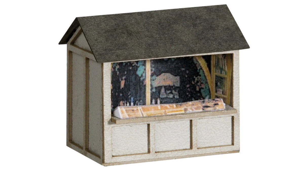 Noch 66412 HO Scale Christmas Market Stalls Laser-Cut Kit (3)