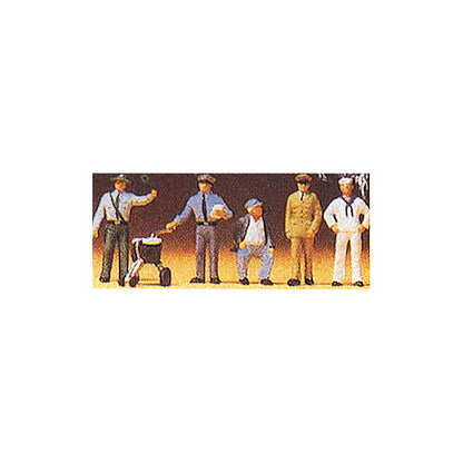 Preiser 10014 HO Scale Working People Different Professions pkg(5)