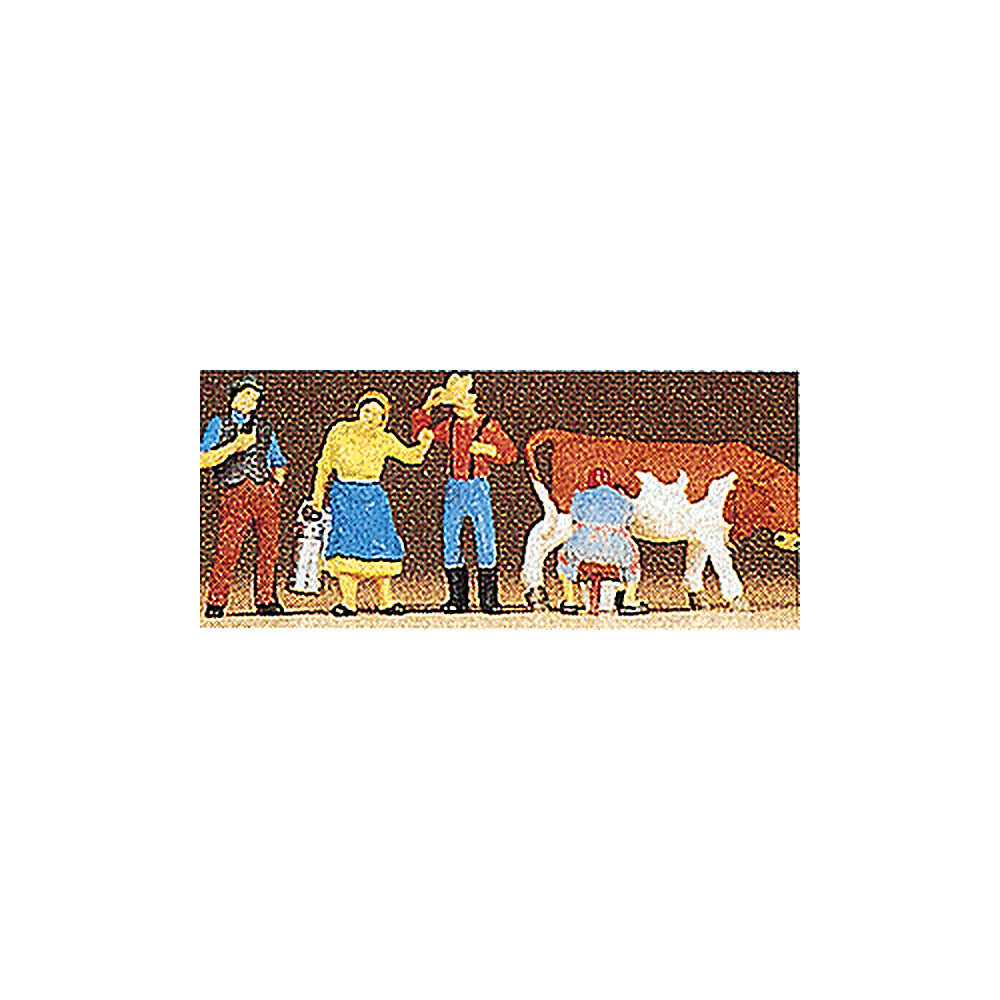 Preiser 10044 HO Scale Working People Farm Workers #2 pkg(4)