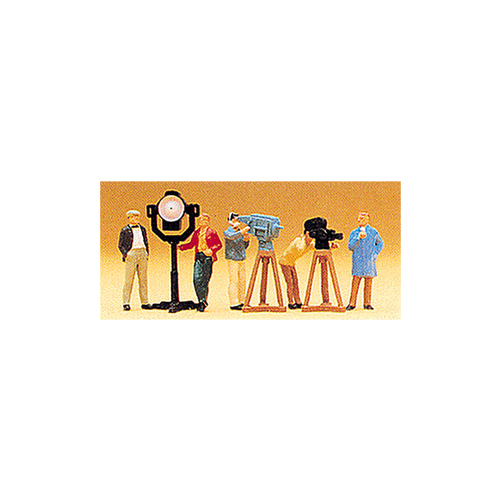 Preiser 10062 HO Scale People Working TV/Movie Crew