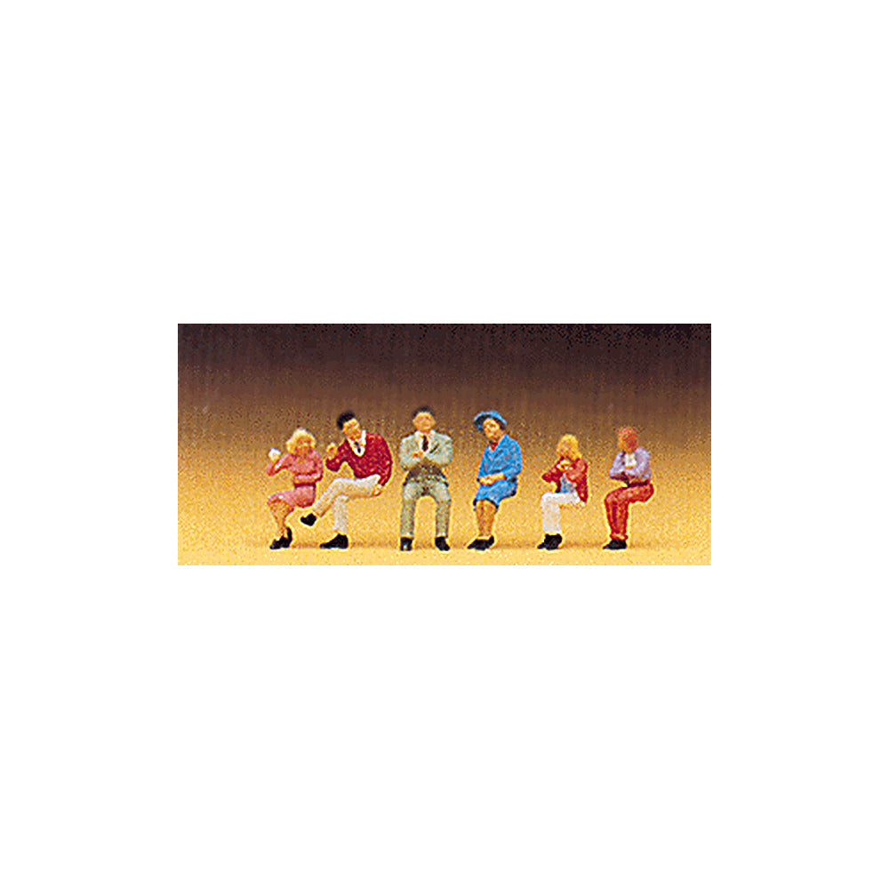 Preiser 10096 HO Scale Pedestrians Seated #2