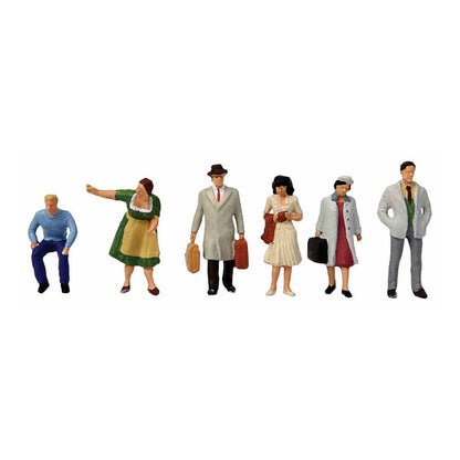 Preiser 1010587 HO Scale Motel Patrons & Staff pkg(6)