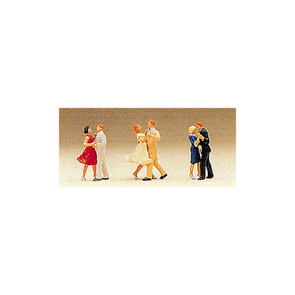 Preiser 10120 HO Scale Couples Dancing 3 Couples