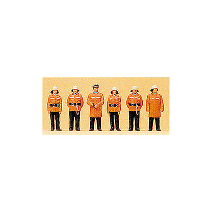 Preiser 10214 HO Scale Firemen With Protective Clothing