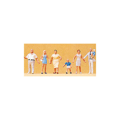 Preiser 10284 HO Scale Pedestrians Krause Family Walking