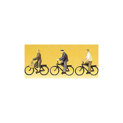 Preiser 10333 HO Scale Sports & Recreation Cyclists pkg(3)