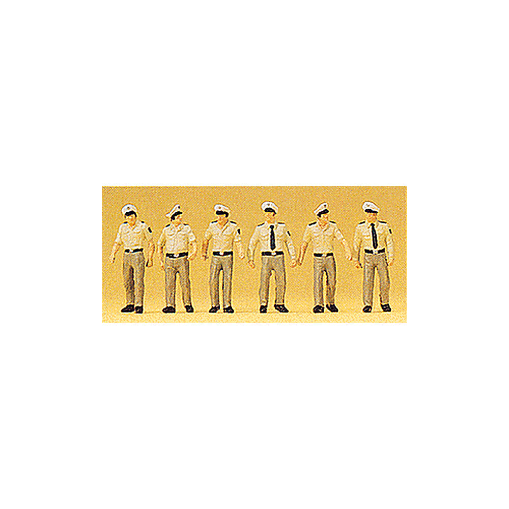 Preiser 10340 HO Scale German Police Assorted Policemen