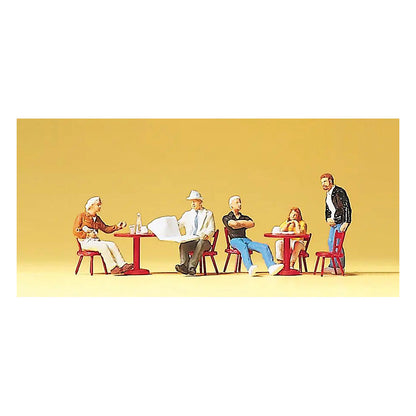 Preiser 10369 HO Scale People Working Street Cafe