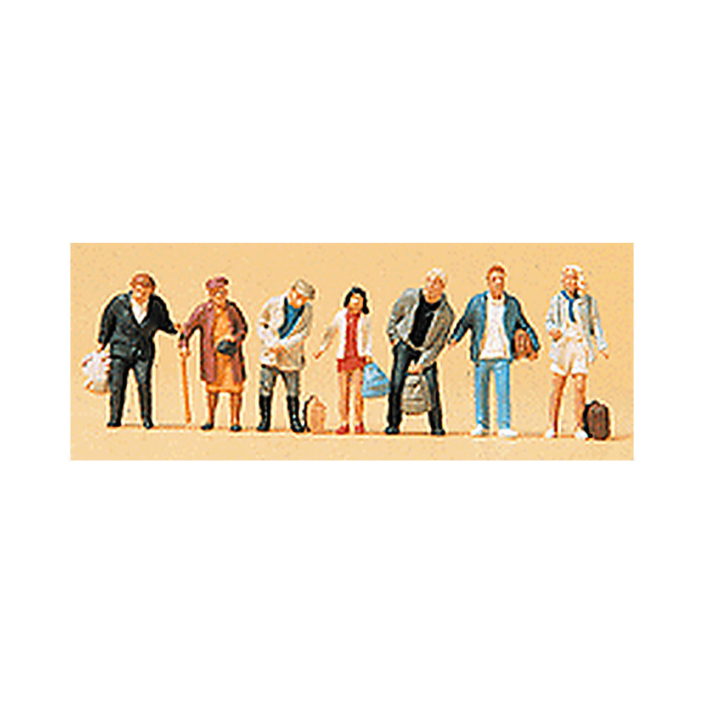 Preiser 10400 HO Scale Pedestrians Standing Commuters