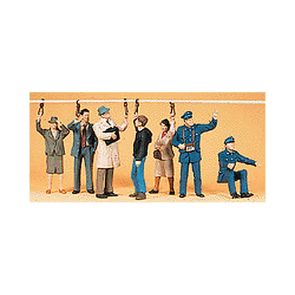 Preiser 10405 HO Scale People Working Street Car Crew w/Pedestrians
