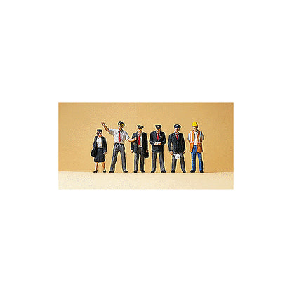 Preiser 10410 HO Scale Railroad Personnel Railway Workers Great