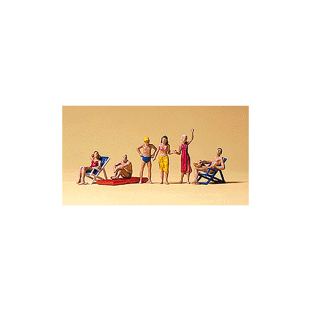 Preiser 10428 HO Scale Recreation & Sports Beachgoers