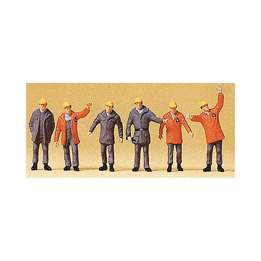 Preiser 10458 HO Scale People Working Federal Technical Workers (1990)