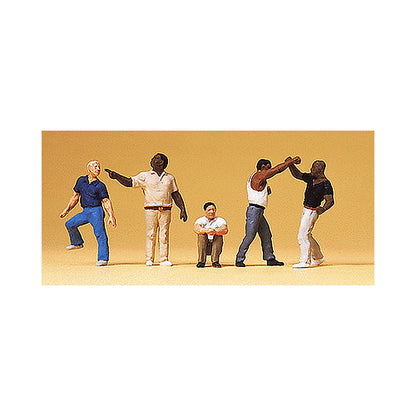 Preiser 10475 HO Scale Pedestrians Street Scene pkg(5)