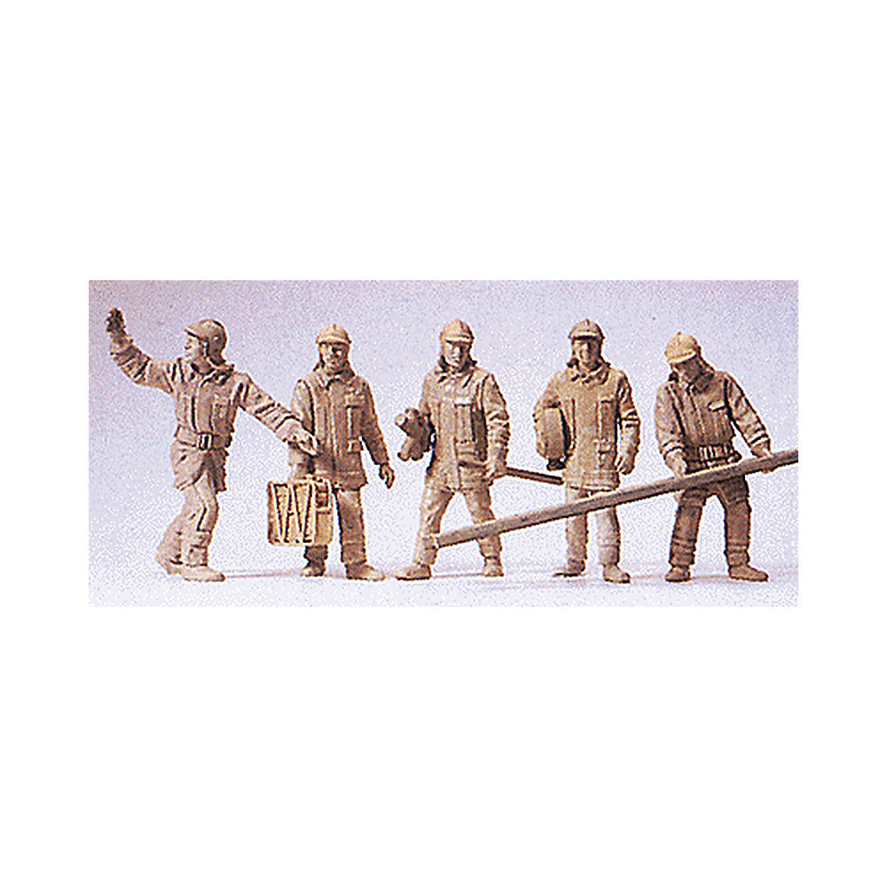 Preiser 10484 HO Scale Emergency - Modern German Firefighters