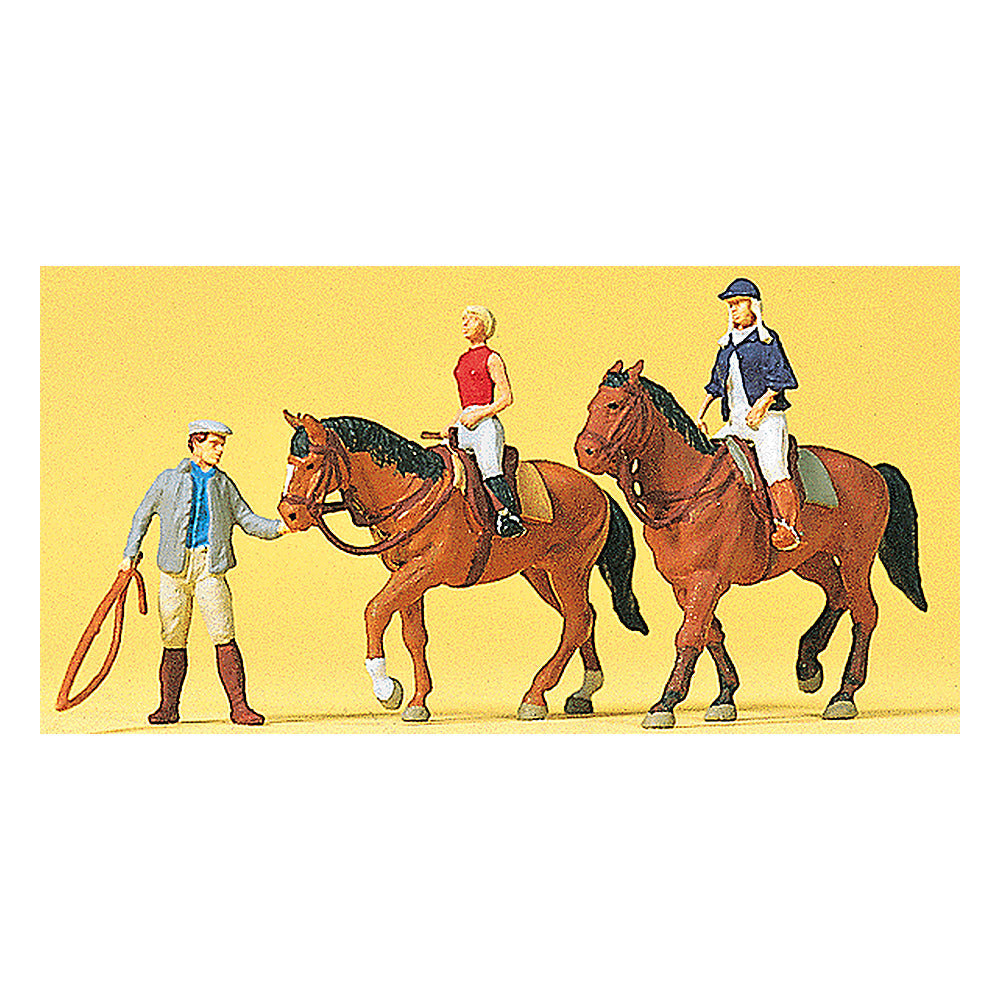 Preiser 10502 HO Scale Sports & Recreation At The Riding School #1