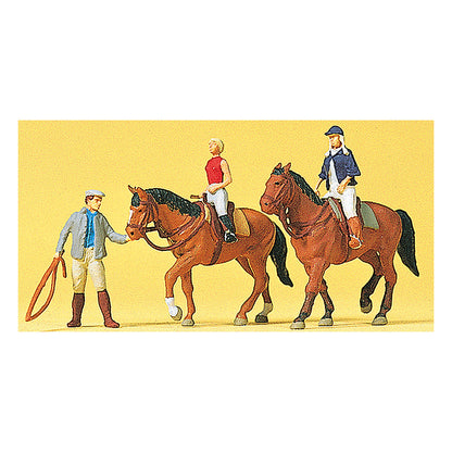 Preiser 10502 HO Scale Sports & Recreation At The Riding School #1