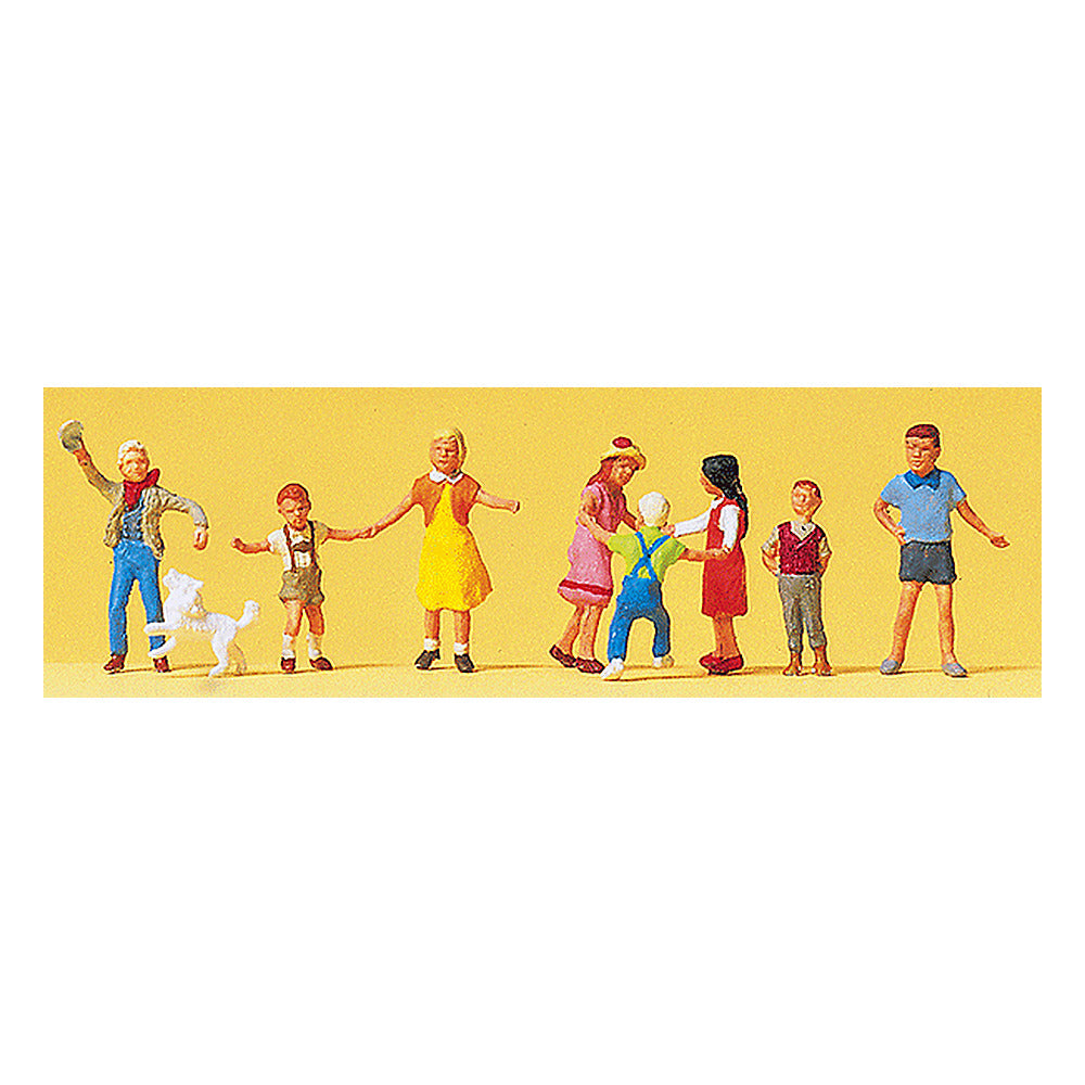 Preiser 10530 HO Scale Children Playing Standing Children Playing