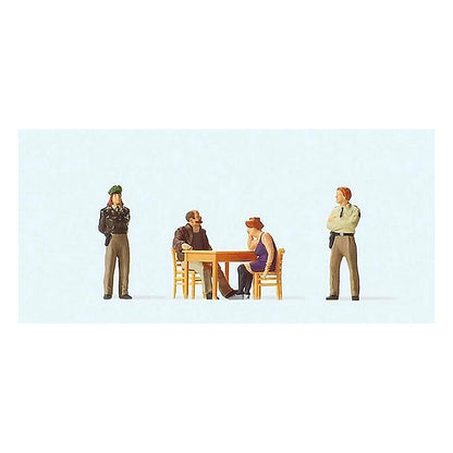 Preiser 10604 HO Scale Emergency Workers Questioning
