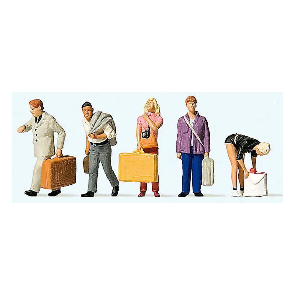 Preiser 10670 HO Scale At the Train Station - Era III pkg(5)