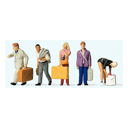 Preiser 10670 HO Scale At the Train Station - Era III pkg(5)