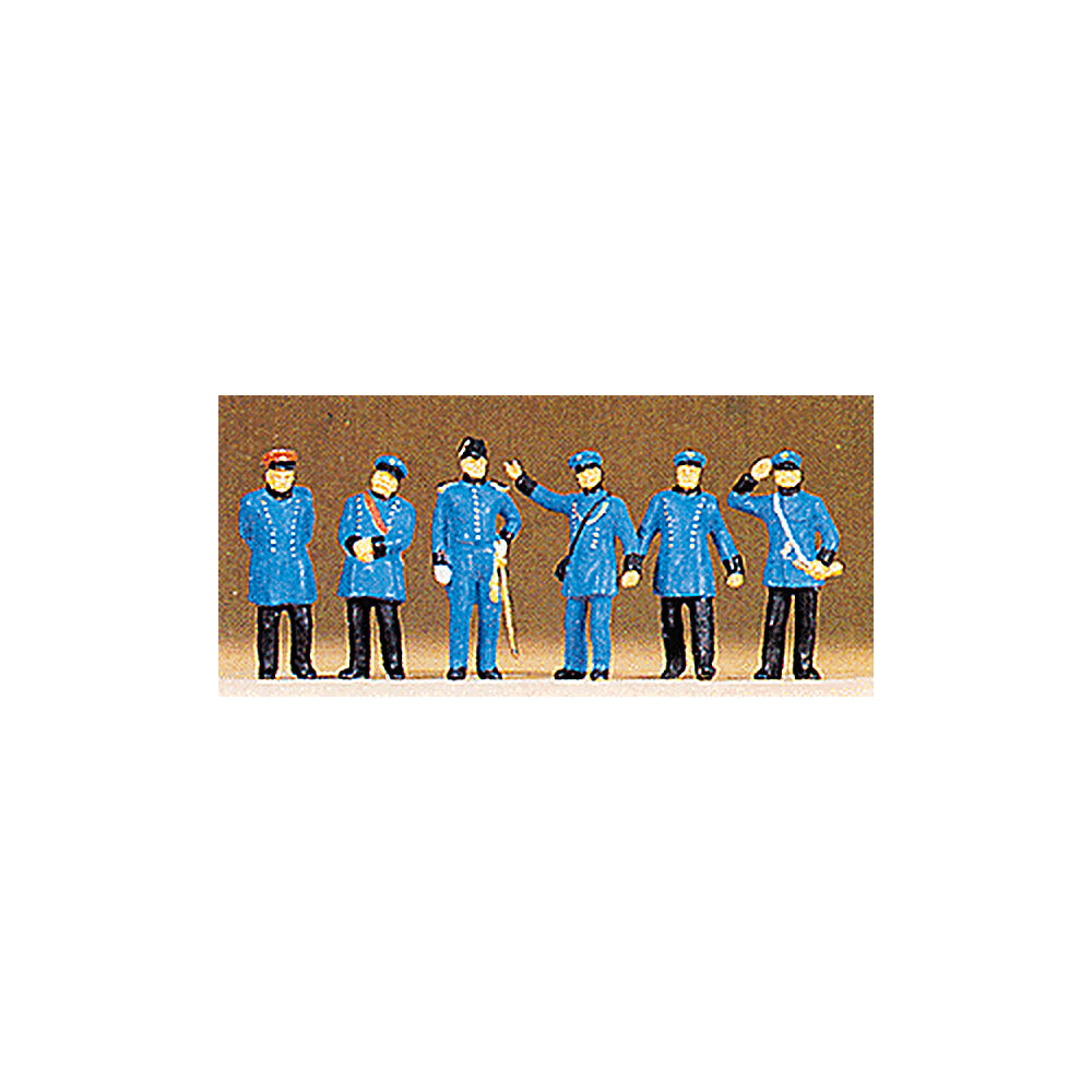 Preiser 12134 HO Scale 1900s Figures Bavarian Railroad Personnel
