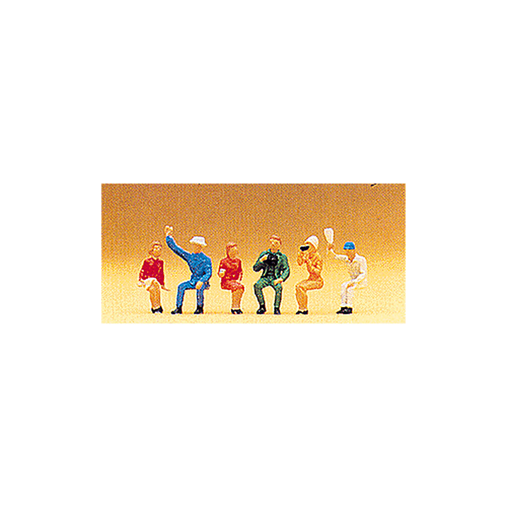 Preiser 14025 HO Scale Spectators Seated