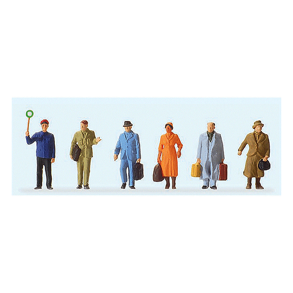Preiser 14049 HO Scale Passengers At The Platform