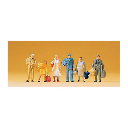 Preiser 14133 HO Scale Passengers pkg(6)