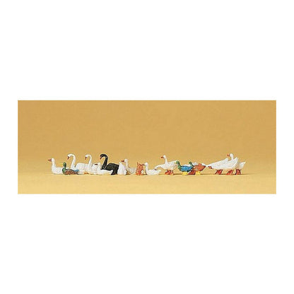 Preiser 14167 HO Scale Ducks, Geese & Swans