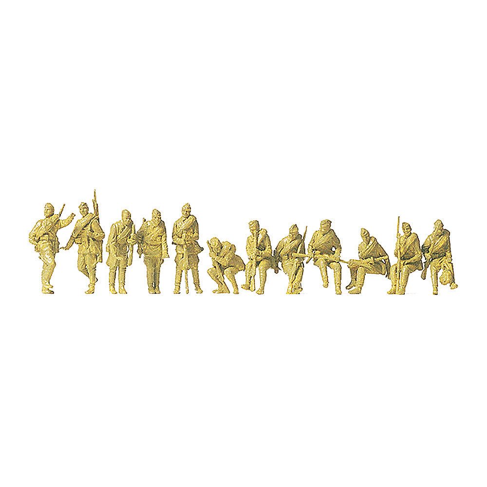 Preiser 16545 HO Scale Military - Soviet Union WWII - Unpainted