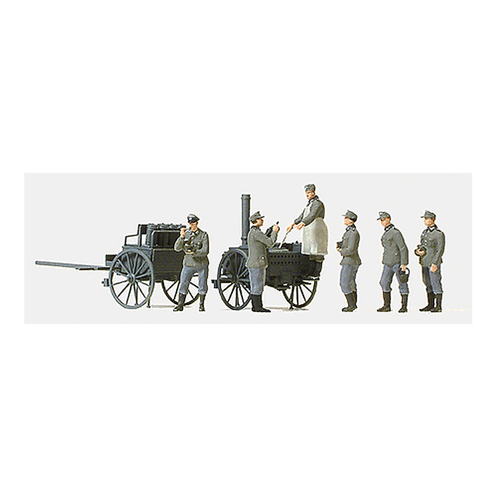 Preiser 16594 HO Scale Former German Army WWII - Unpainted Figures