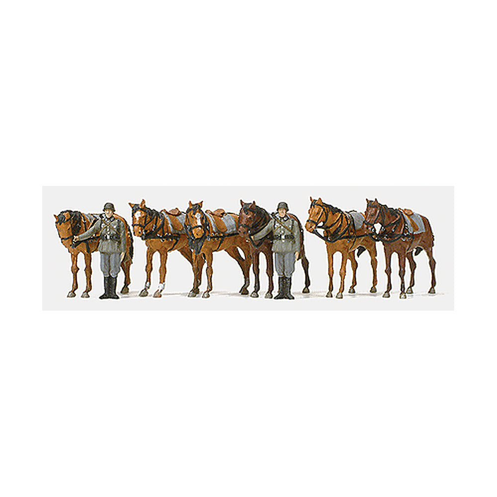 Preiser 16597 HO Scale Former German Army WWII - Unpainted Figures
