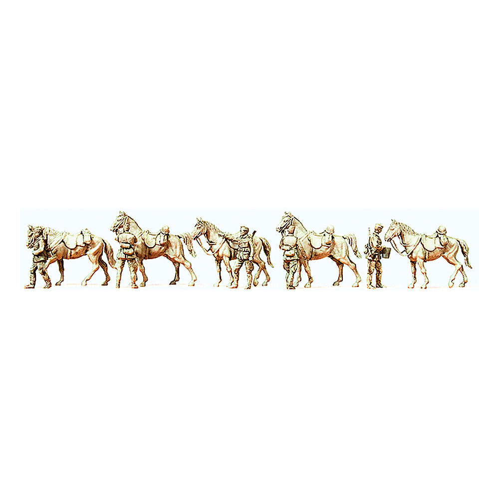 Preiser 16607 HO Scale Former German Army WWII Unpainted Figures