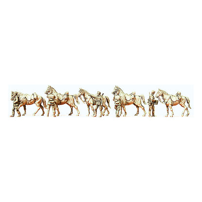 Preiser 16607 HO Scale Former German Army WWII Unpainted Figures
