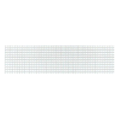 Preiser 19615 HO Scale Small Square Tile Wall White 3-3/4 x 3-3/4"