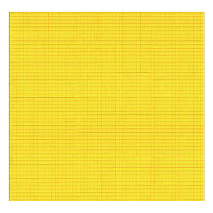 Preiser 19616 HO Scale Small Square Tile Wall Yellow 3-3/4 x 3-3/4"