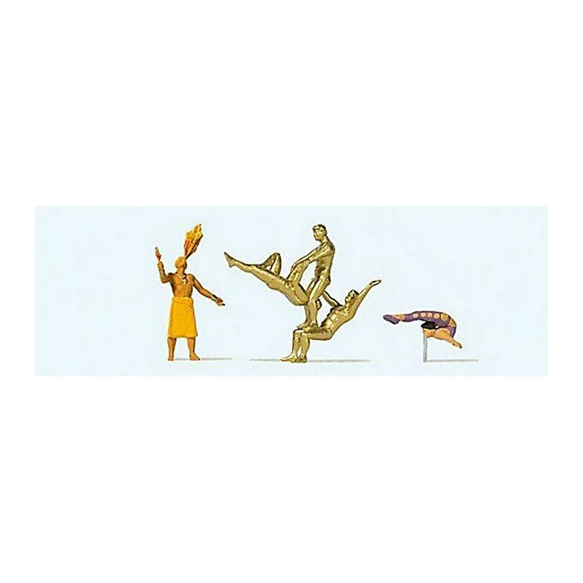 Preiser 20266 HO Scale Circus Artists pkg(5) Set #2