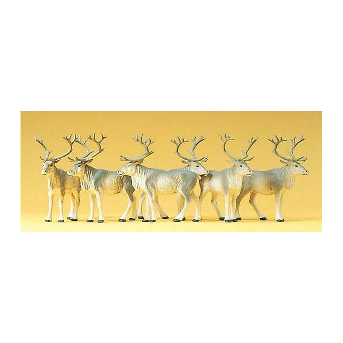 Preiser 20394 HO Scale Reindeer pkg(6)