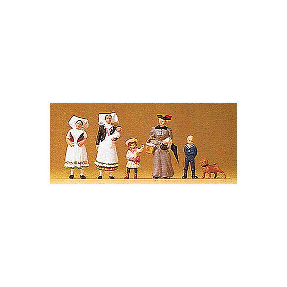 Preiser 24608 HO Scale 1900s Figures Group from Spreewald