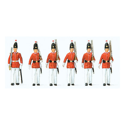 Preiser 24641 HO Scale King's Guard pkg(6)