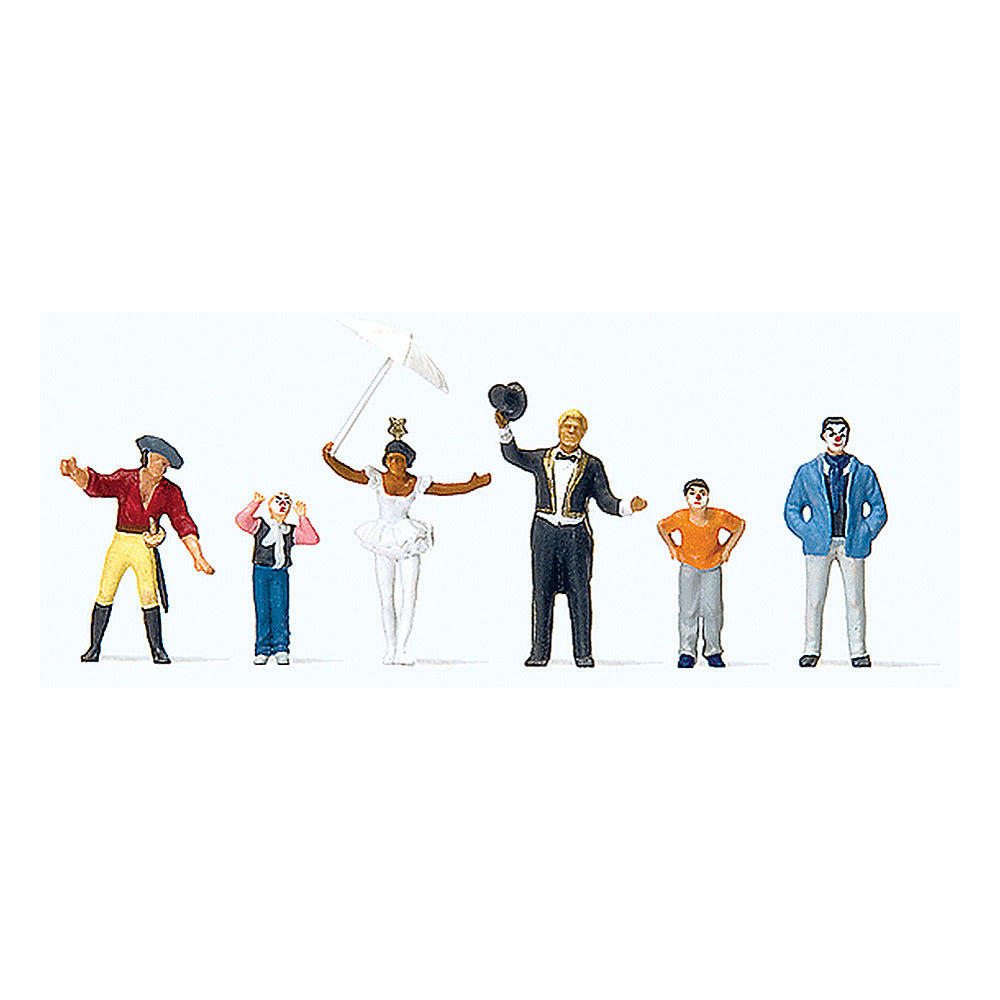 Preiser 24645 HO Scale Carnival Parade Participants Set #4 pkg(6)