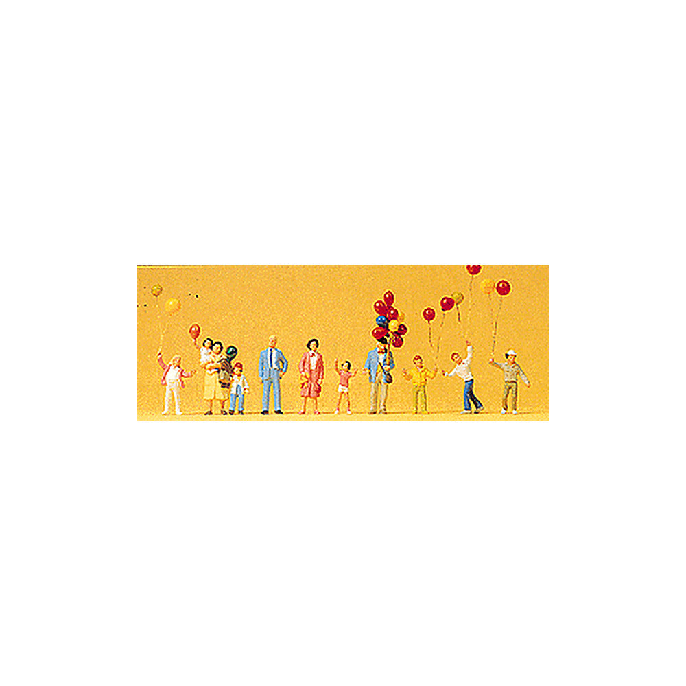 Preiser 24659 HO Scale Selling Balloons