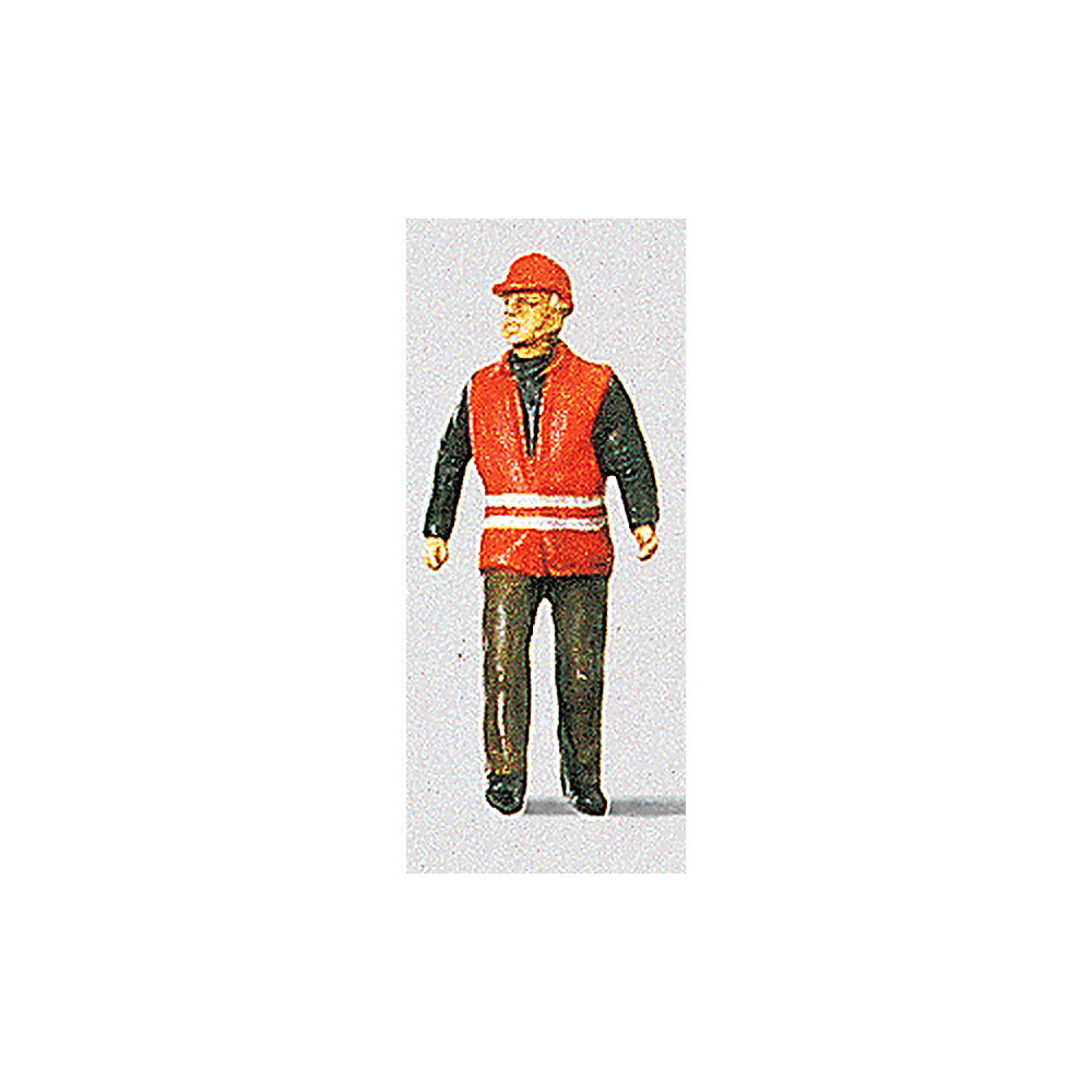 Preiser 28008 HO Scale Individual Figure - Railway Personel Modern