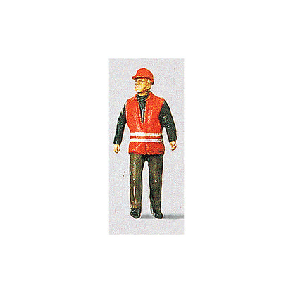 Preiser 28008 HO Scale Individual Figure - Railway Personel Modern