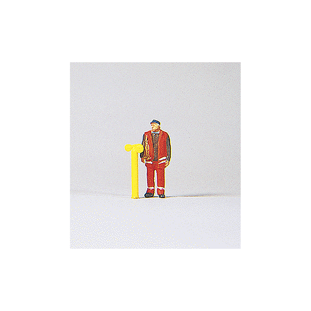 Preiser 28030 HO Scale Individual Figure - Working People Safety Guard