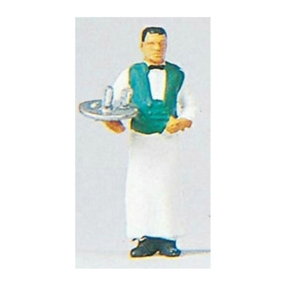 Preiser 28044 HO Scale Individual Figure - Working People Waiter with
