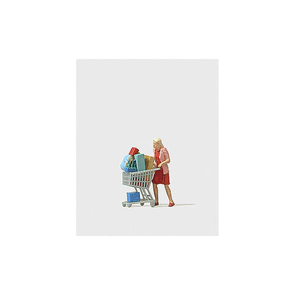Preiser 28081 HO Scale Individual Figures, Pedestrians Shopaholic
