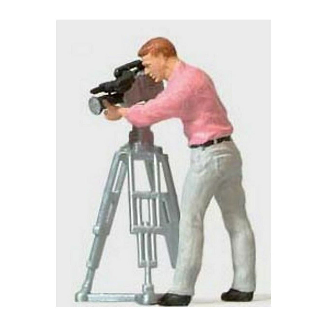 Preiser 28086 HO Scale Individual Figures, Working People Camera Man