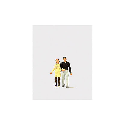 Preiser 28111 HO Scale Couple Walking